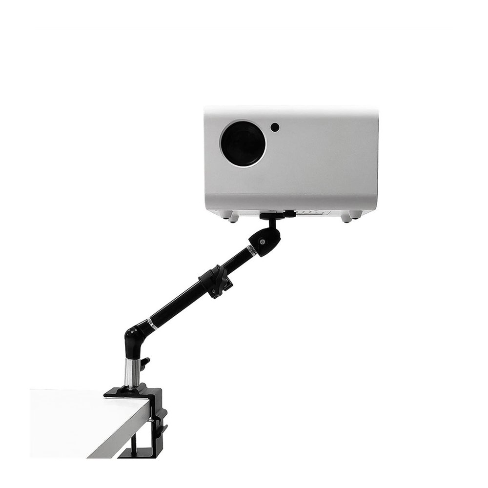 ARZARF Projector Mount Stand Adjustable Universal Bedside Projector Bracket Weight Bearing for 5kg Home Bedside Telescoping Multifunctional Projector Stand