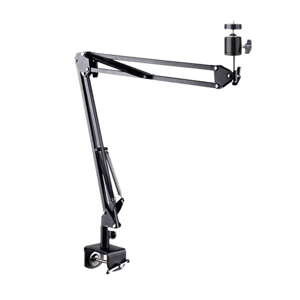 Projector Bracket Projection Double Section Cantilever Foldable Universal Desktop Sofa Ceiling Projection General 6mm Punching Free Bracket Multi-Function Stand (Color : Brass)