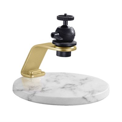 ARZARF Projector Mount Stand Projector Stand Desktop Small Home Bedside Projector Shelf Living Room Conference Room Adjustable Projector Rack Marble Base Projector Stand