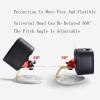 ARZARF Projector Mount Stand Projector Stand Desktop Small Home Bedside Projector Shelf Living Room Conference Room Adjustable Projector Rack Marble Base Projector Stand view 3