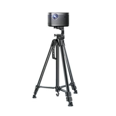 ARZARF Projector Mount Stand Home Projector Support Floor Mounted Hole Free Telescopic Tripod Universal Desktop Bedside Sofa Portable Triangular Support Projector Stand (Size : 150cm)