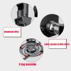 ARZARF Projector Mount Stand D-Mount Universal Full Motion Tilt Swivel Aluminum Projector Ceiling Mounted Bracket Rack 13.6kg Projector Stand (Color : Black) view 3