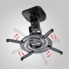 ARZARF Projector Mount Stand D-Mount Universal Full Motion Tilt Swivel Aluminum Projector Ceiling Mounted Bracket Rack 13.6kg Projector Stand (Color : Black) view 4