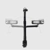 ARZARF Projector Mount Stand Projector Rack Micro Bedside Desktop Single-Hole Projector Universal Punch-Free Stand Retractable Black Projector Stand view 4