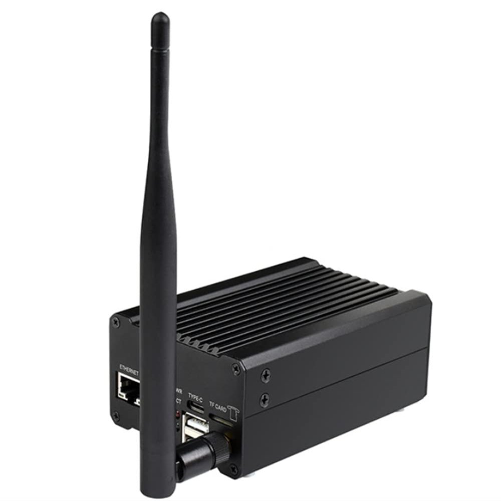 XYGStudy Network Attached Storage (NAS) All-in-One Mini-Computer for Raspberry Pi Compute Module 4 with Personal Network Storage Server (CM4104008 Not Included) (CM4-NAS-Double-Deck)