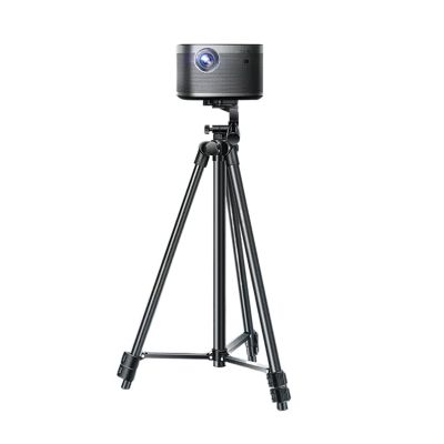 ARZARF Projector Mount Stand Home Projector Support Floor Mounted Hole Free Telescopic Tripod Universal Desktop Bedside Sofa Portable Triangular Support Projector Stand (Size : 140cm)