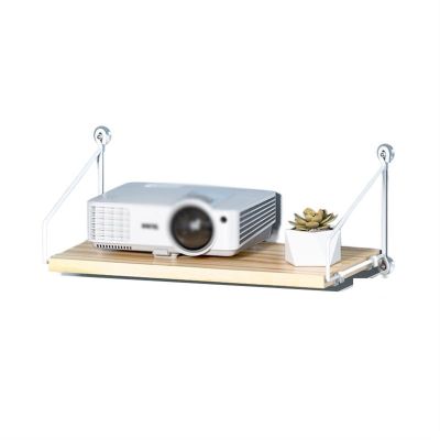ARZARF Projector Mount Stand Projector Rack Wall-Mounted Punch-Free Projector Stand Bedroom Living Room Bedside Wall Tray Heavy-Duty Projector Shelf Projector Stand (Color : 1)