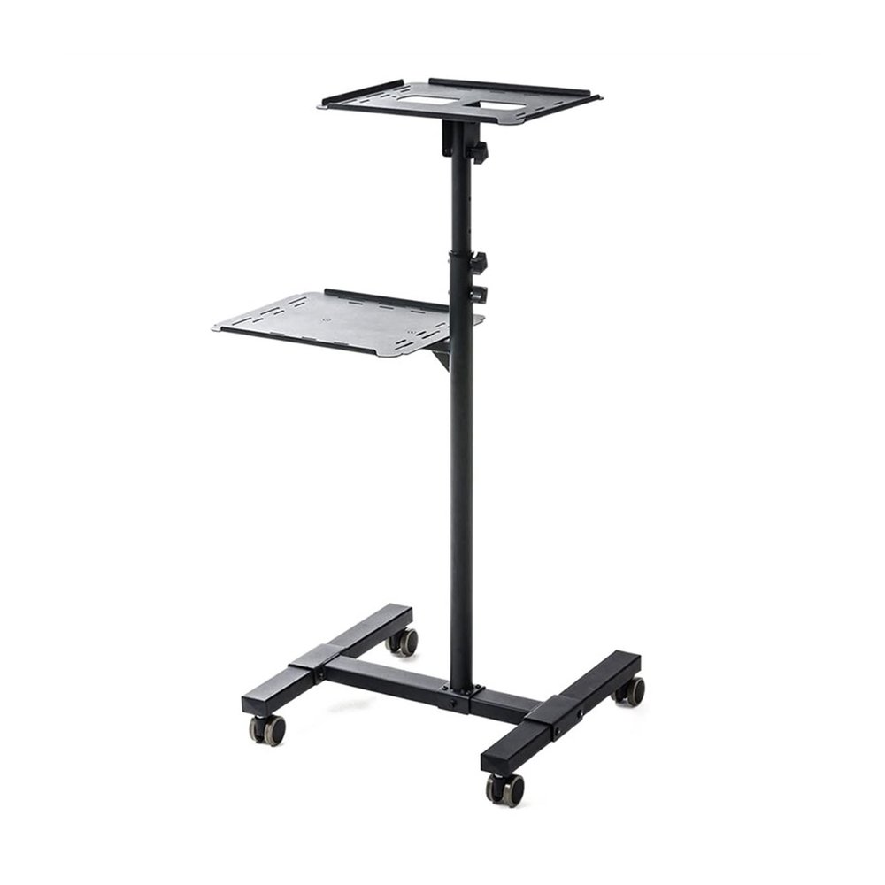 ARZARF Projector Mount Stand Projector Floor Bracket with Tray Mounted Universal Wheel Household Bedside Mobile Rotary Lifting Office Conference Room Projector Stand