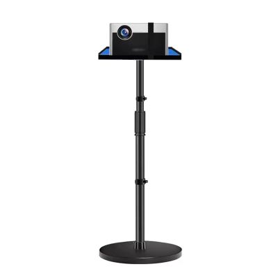ARZARF Projector Mount Stand Universal Projector Bracket Floor Household Bedside Tray Shelf Projector Sofa Wall Lifting Bracket Shelf with Tray Big Base Projector Stand (Color : PB09T)