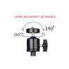 ARZARF Projector Mount Stand Strong Universal Projector Wall Mount Bracket Full Motion 360 Tilt 30kg Profile Extendable Wall Distance Projector Stand view 3
