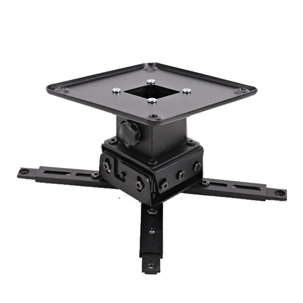 ARZARF Projector Mount Stand Projector Rack Home Wall-Mounted Aluminum Alloy Projector Stand Living Room Conference Room Telescopic Ceiling Projector Shelf Projector Stand (Size : Brass)