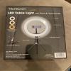 Makeup Light Ring with Stand, Mini Small Ring Light with Stand for Desk 8", Live Streaming & YouTube Video, 3 Light Modes view 2