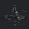 ARZARF Projector Mount Stand Projector Stand Conference Room Desktop Adjustable Angle Projector Rack Living Room Bedroom Bedside Micro Universal Projector Shelf Projector Stand view 2