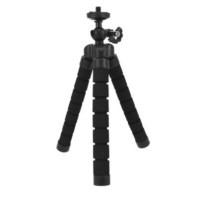 ARZARF Projector Mount Stand Mini Tripod for Projector Phone Stand tripode Flexible Sponge Octopus Tripod for Camera Tripe Phone Holder Clip Stand Projector Stand (Color : Black)