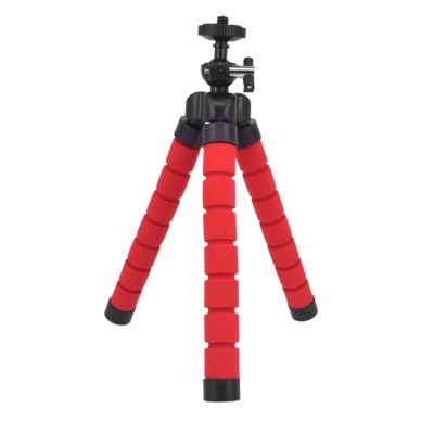 ARZARF Projector Mount Stand Mini Tripod for Projector Phone Stand tripode Flexible Sponge Octopus Tripod for Camera Tripe Phone Holder Clip Stand Projector Stand (Color : Rojo)