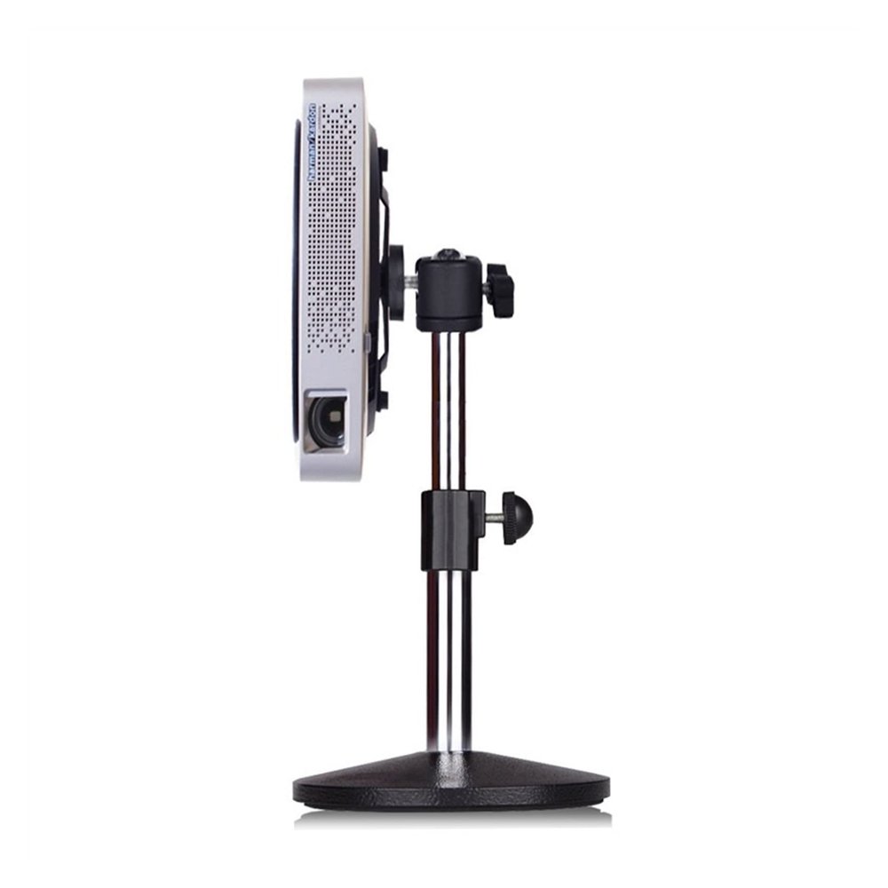 BONAD Projector Bracket Floor Stand Projector Bracket Height Adjustable Aluminum Small Mini Projector Desk Mount Table Bracket Holder Stand Multi-Function Stand