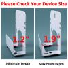 Gmailmall Cable Box Mount Modem Adjustable Wall Mount for Most Narrow Media Players Compatible with Roku, Router, Fire TV, M4 Mac mini, Beelink, Cable Box, and Other Streaming Media Players view 2