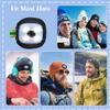 Fibroxify USB Rechargeable Knit Beanie Hat Light, 4 Pieces, Strong and Weak Mode LED Hat Light view 3