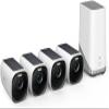 eufy Security eufyCam 3 4-Cam Kit,Security Camera Outdoor Wireless,4K Camera with Integrated Solar Panel, Forever Power,Face Recognition AI,Expandable Local Storage,Spotlight, 2.4 GHz Wi-Fi(Renewed) view 1