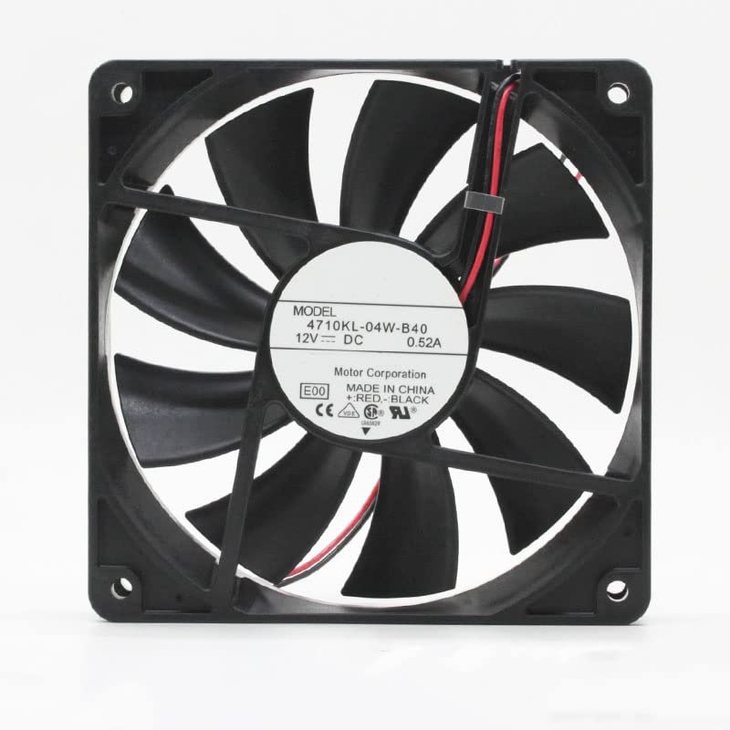 4710KL-04W-B40 DC12V 0.52A 12025 12cm 2-Wire Chassis Cooling Fan