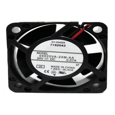 04020VA-24M-AA DC24V 0.07A 4020 4cm 2-Wire Cooling Fan