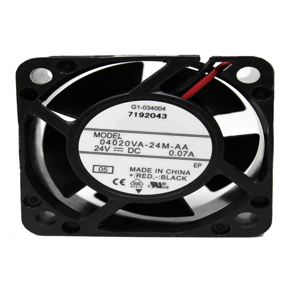 04020VA-24M-AA DC24V 0.07A 4020 4cm 2-Wire Cooling Fan