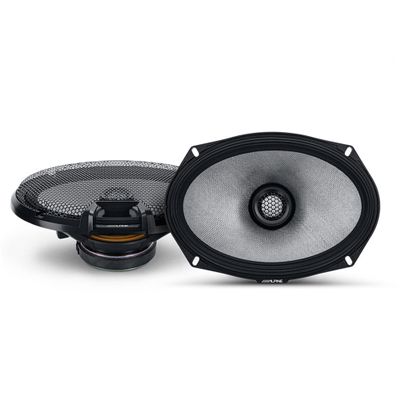 Alpine R2-S69 6x9 R-Series High-Resolution Coaxial Speakers, Pair