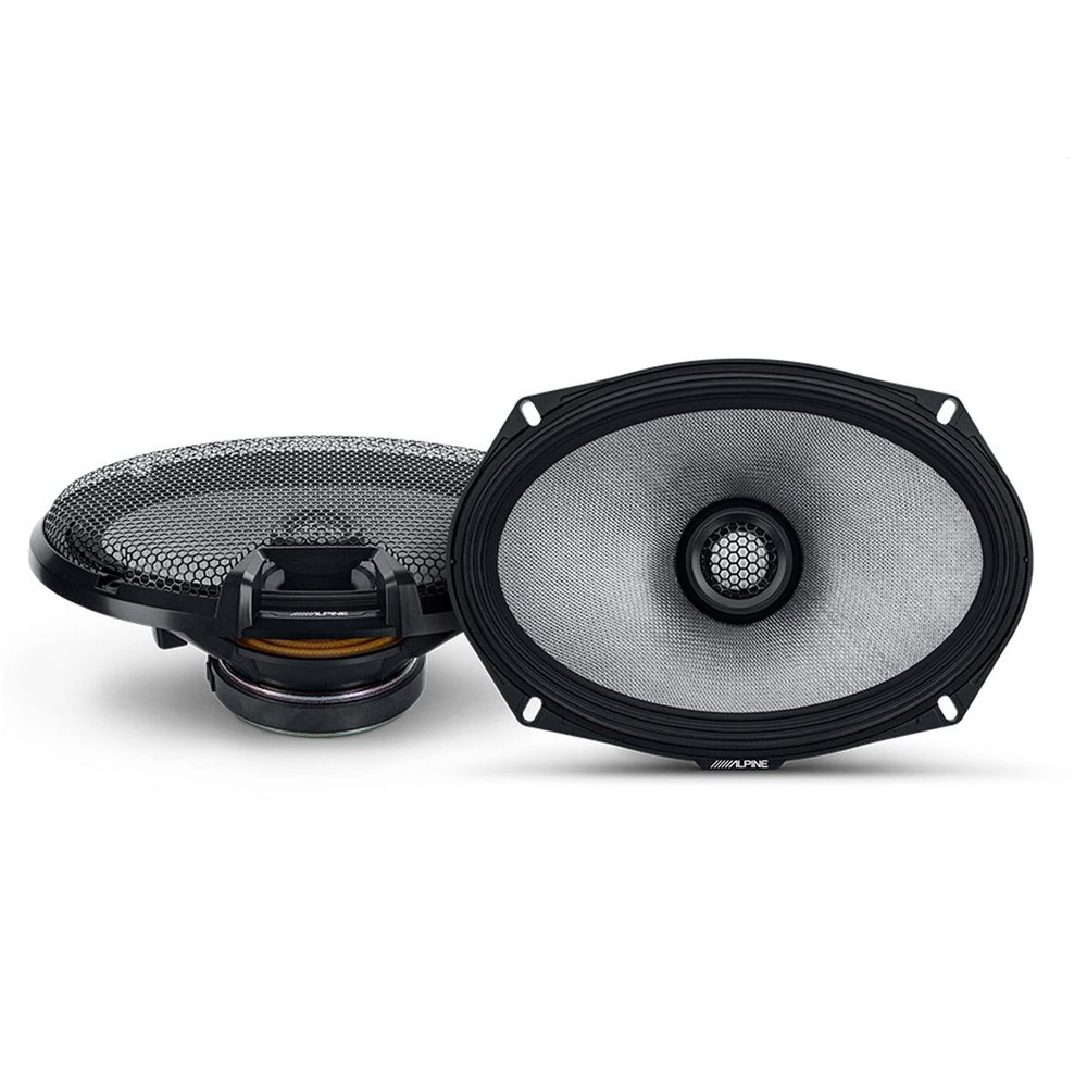 Alpine R2-S69 6x9 R-Series High-Resolution Coaxial Speakers, Pair