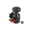 FEICHAO Swivel Tripod Ball Head 1/4" Screw Cold Shoe Mount Adapter for SLR Camera Tripod Microphone Expanded Accessories (Type A+Cold Shoe Mount) view 1
