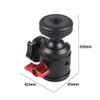 FEICHAO Swivel Tripod Ball Head 1/4" Screw Cold Shoe Mount Adapter for SLR Camera Tripod Microphone Expanded Accessories (Type A+Cold Shoe Mount) view 2