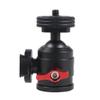 FEICHAO Swivel Tripod Ball Head 1/4" Screw Cold Shoe Mount Adapter for SLR Camera Tripod Microphone Expanded Accessories (Type A+Cold Shoe Mount) view 3