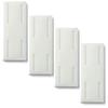 Self-Adhesive Desktop Socket Fixer, Adhesive Punch Free Socket Holder Cable Management Punch Free Surge Protector, Desktop Mountable Plug-in Socket Fixer Bracket Stand (4 pcs White) view 1