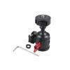 FEICHAO Swivel Tripod Ball Head 1/4" Screw Cold Shoe Mount Adapter for SLR Camera Tripod Microphone Expanded Accessories (Type B+Cold Shoe Mount) view 1