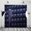 BELECO 10x6.5ft Fabric Microphone Music Backdrop Old Fashion Mic Recording Studio Booth Background Karaoke DJ Disco Concert Party Decorations Children Kids Adults Selfie Shoot Video Studio Props view 3