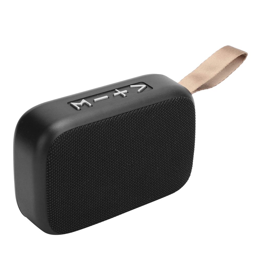 Bluetooth4.2 Speaker, HiFi Sound Stereo Subwoofer Portable USB Mini Music Player, with FM Radio, Hands Calls, for Indoor, Outdoor (Black)