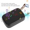 Bluetooth4.2 Speaker, HiFi Sound Stereo Subwoofer Portable USB Mini Music Player, with FM Radio, Hands Calls, for Indoor, Outdoor (Black) view 2