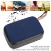 Bluetooth4.2 Speaker, HiFi Sound Stereo Subwoofer Portable USB Mini Music Player, with FM Radio, Hands Calls, for Indoor, Outdoor (Blue) view 3