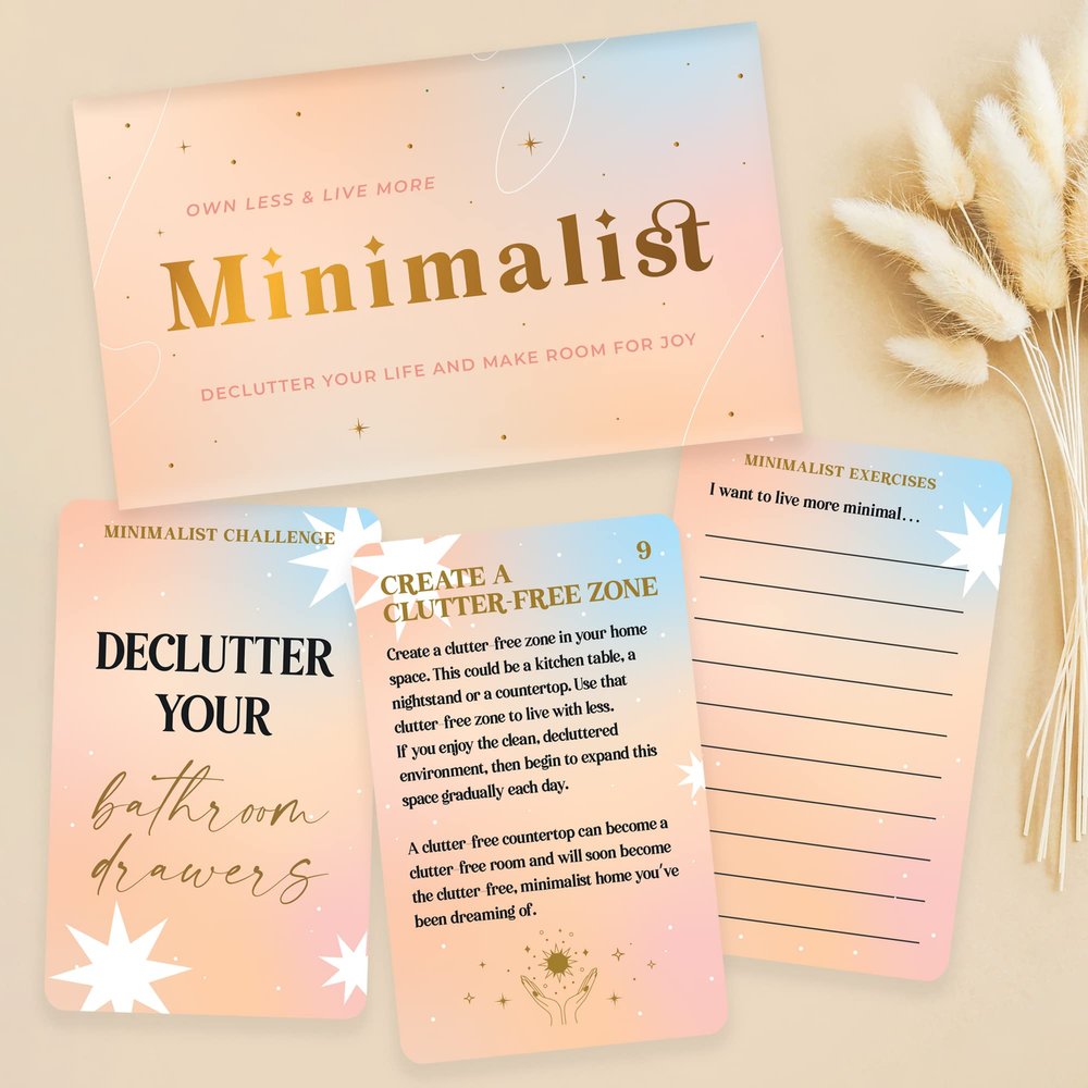 Gift Republic - Own Less & Live More Minimalist - 100 Card Pack