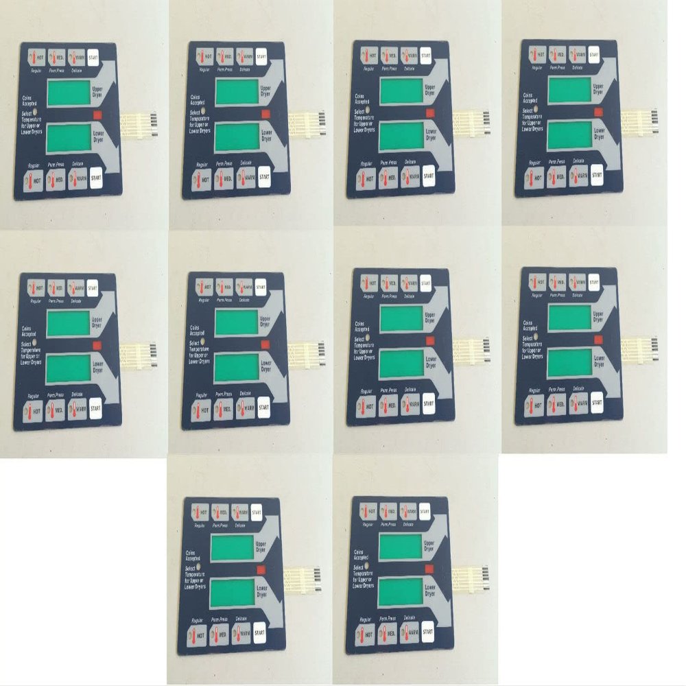 10 Stacked dryer computer bottom touchpad # 9801-059-002