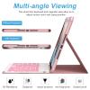 for iPad 9th Generation Case with Keyboard,Magic Magnetic Keyboard Case for iPad 10.2 9th/8th/7th Gen & Air 3,Pro 10.5, Multi-Touch Trackpad - Backlit - Floating Cantilever Stand (Pink for ipad 10.2) view 4