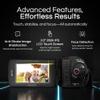 Minolta Camcorder - 4K Ultra HD, 30MP Photos, Night Vision with IR LEDs, 16X Zoom, Time Lapse, Anti-Shake, Touchscreen, MP4 Format, CMOS Sensor, HDMI USB Output, SD Slot (Black) view 3