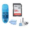 128GB Ultra Class 10 SDXC UHS-I SD Memory Card for Canon EOS Rebel T8i T7i T7 T6i T6S T6 T5i T5 T3i SL2 SL1 EOS 90D 80D 77D 70D EOS 9000D 800D 760D 750D DSLR Camera + Accessories view 1