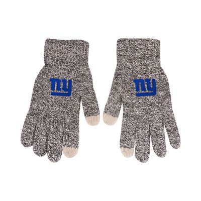 FOCO NFL 2022 GREY KNIT GLOVES (New York Giants)