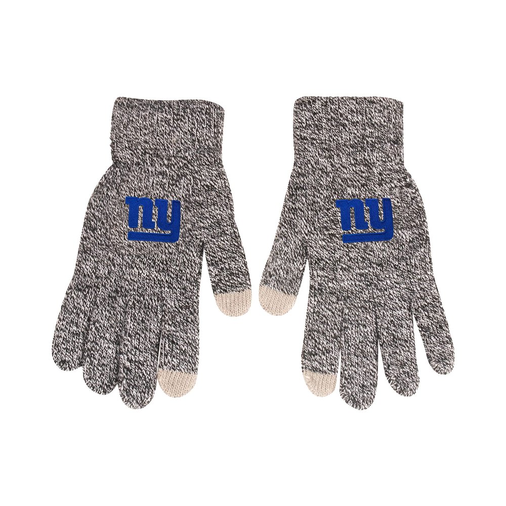 FOCO NFL 2022 GREY KNIT GLOVES (New York Giants)