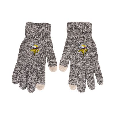 FOCO NFL 2022 GREY KNIT GLOVES (Minnesota Vikings)