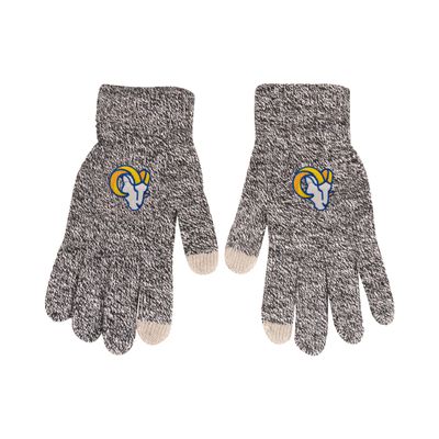 FOCO NFL 2022 GREY KNIT GLOVES (Los Angeles Rams)