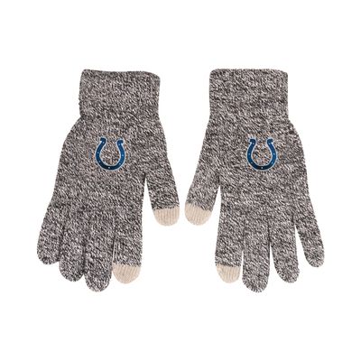 FOCO NFL 2022 GREY KNIT GLOVES (Indianapolis Colts)