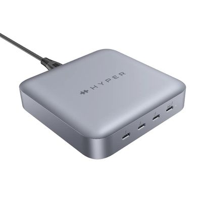 HyperDrive USB-C & Thunderbolt 4 Hub with Integrated GaN Power Source - Three Thunderbolt 4 Downstream Ports and One Upstream Port with 96W Passthrough Charging