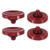 PATIKIL Camera Shutter Button, 4 Pack Soft Shutter Release Button Pure Copper Camera Button Concave Suitable for Nikon for Fujifilm for Leica DSLR/SLR Camera, Dark Red view 1