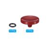 PATIKIL Camera Shutter Button, 4 Pack Soft Shutter Release Button Pure Copper Camera Button Concave Suitable for Nikon for Fujifilm for Leica DSLR/SLR Camera, Dark Red view 3